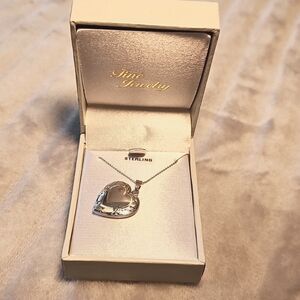 Sterling Silver Heart Locket Necklace